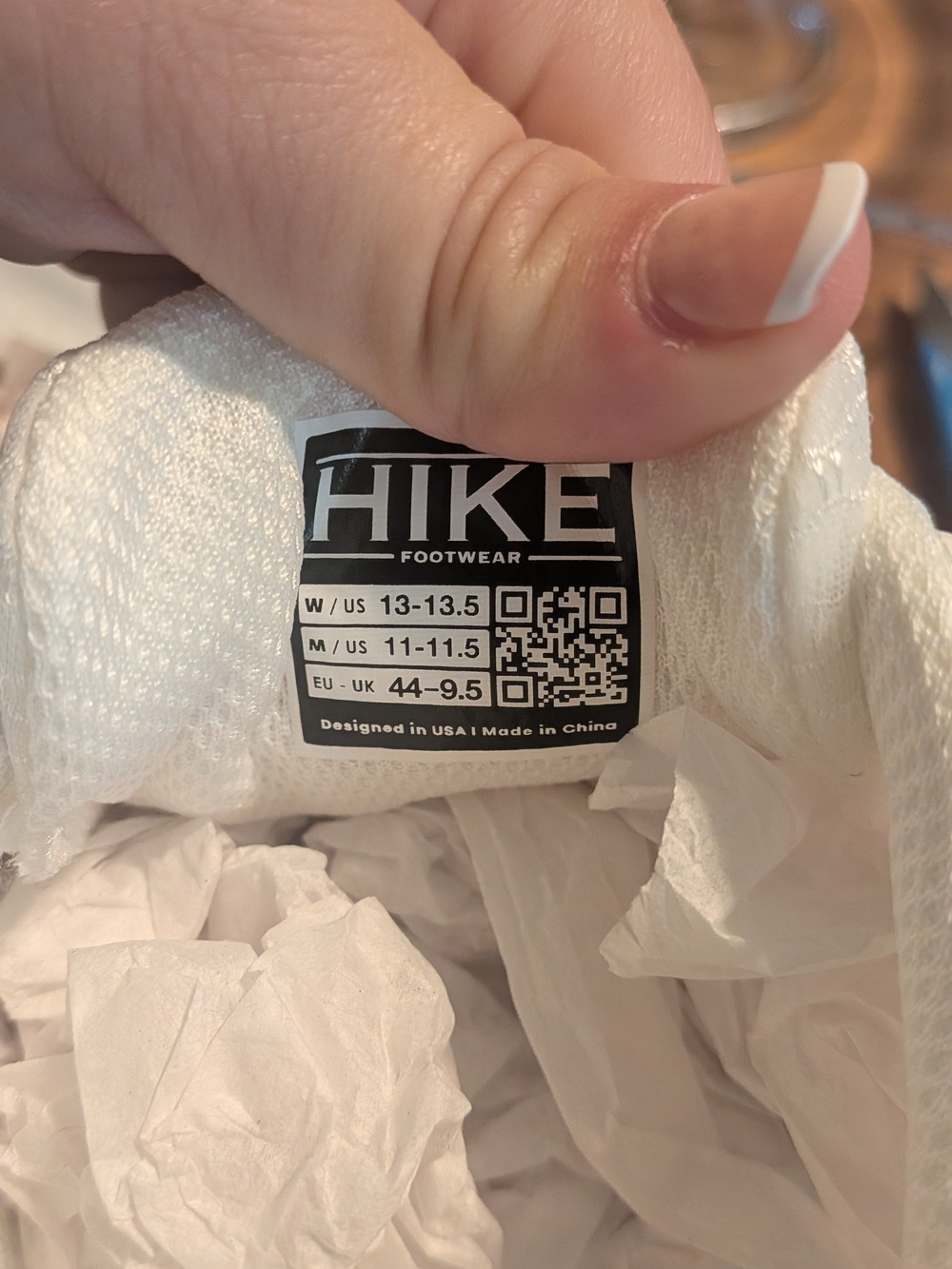 NWT Hike Footwear HF Series II Flow Barefoot Sneakers White/Pink Women's 13-13.5 - Picture 7 of 9